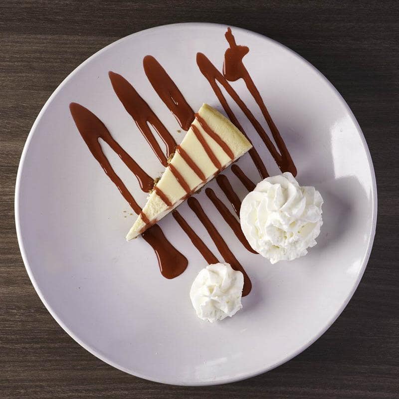 Old fashioned cheesecake dessert
